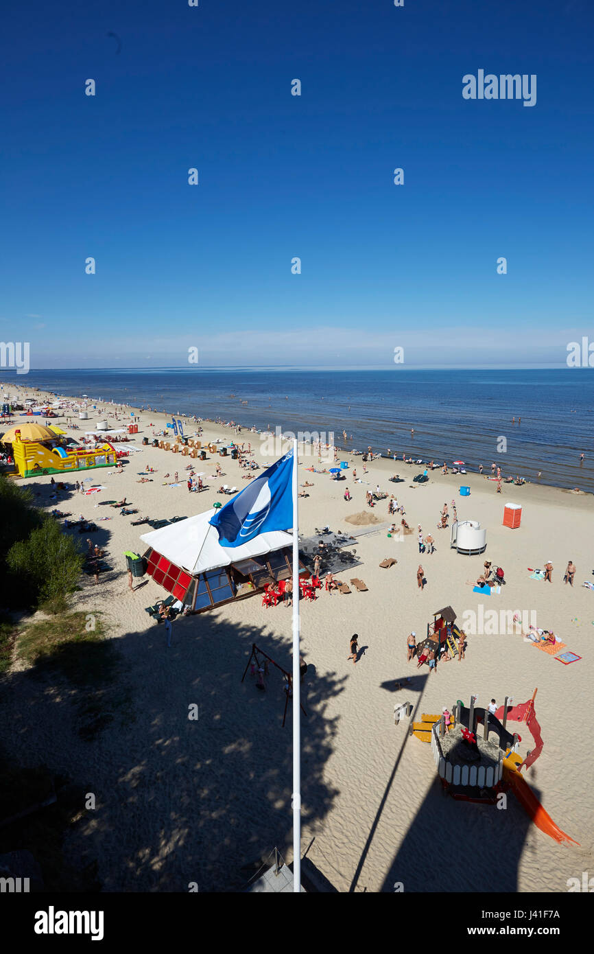 Majori sezione sulla spiaggia Jurmala, Riga, Lettonia Foto Stock