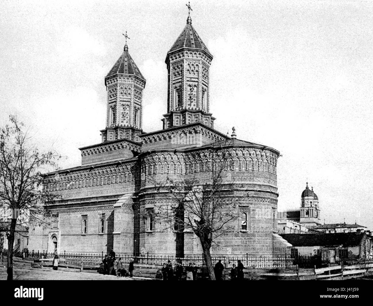 Manastirea Sfintii Trei Ierarhi, o Monastero dei tre Gerarchi, è un importante sito religioso in Romania. È noto per il suo significato architettonico e l'importanza religiosa nel cristianesimo ortodosso. Foto Stock