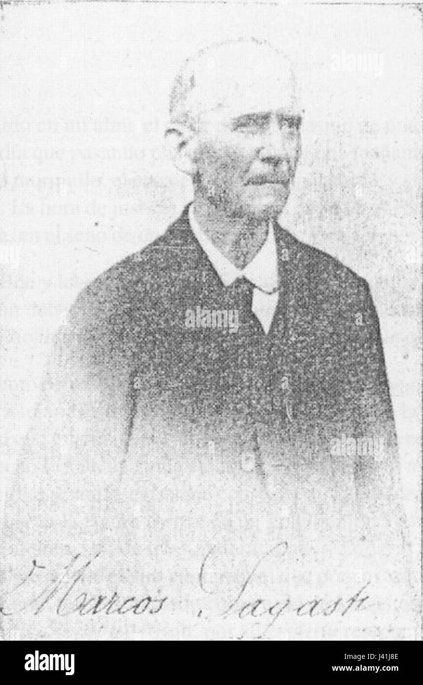 Sagasti Marcos Foto Stock