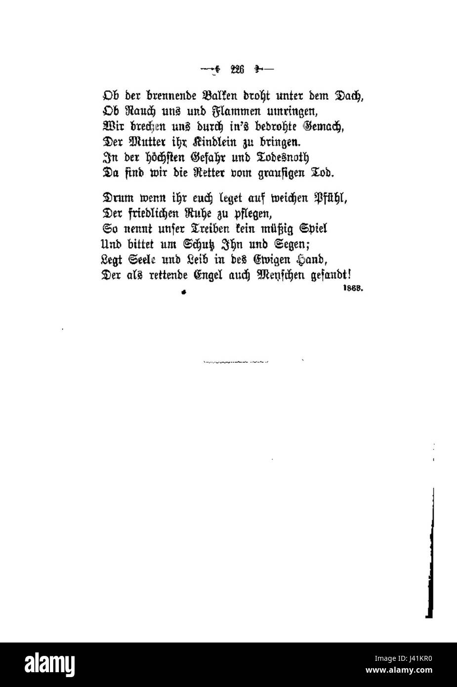 Un libro di musica storica intitolato "Mein Liederbuch", con canzoni di un'epoca specifica, catalogato sotto il punto 226. Foto Stock