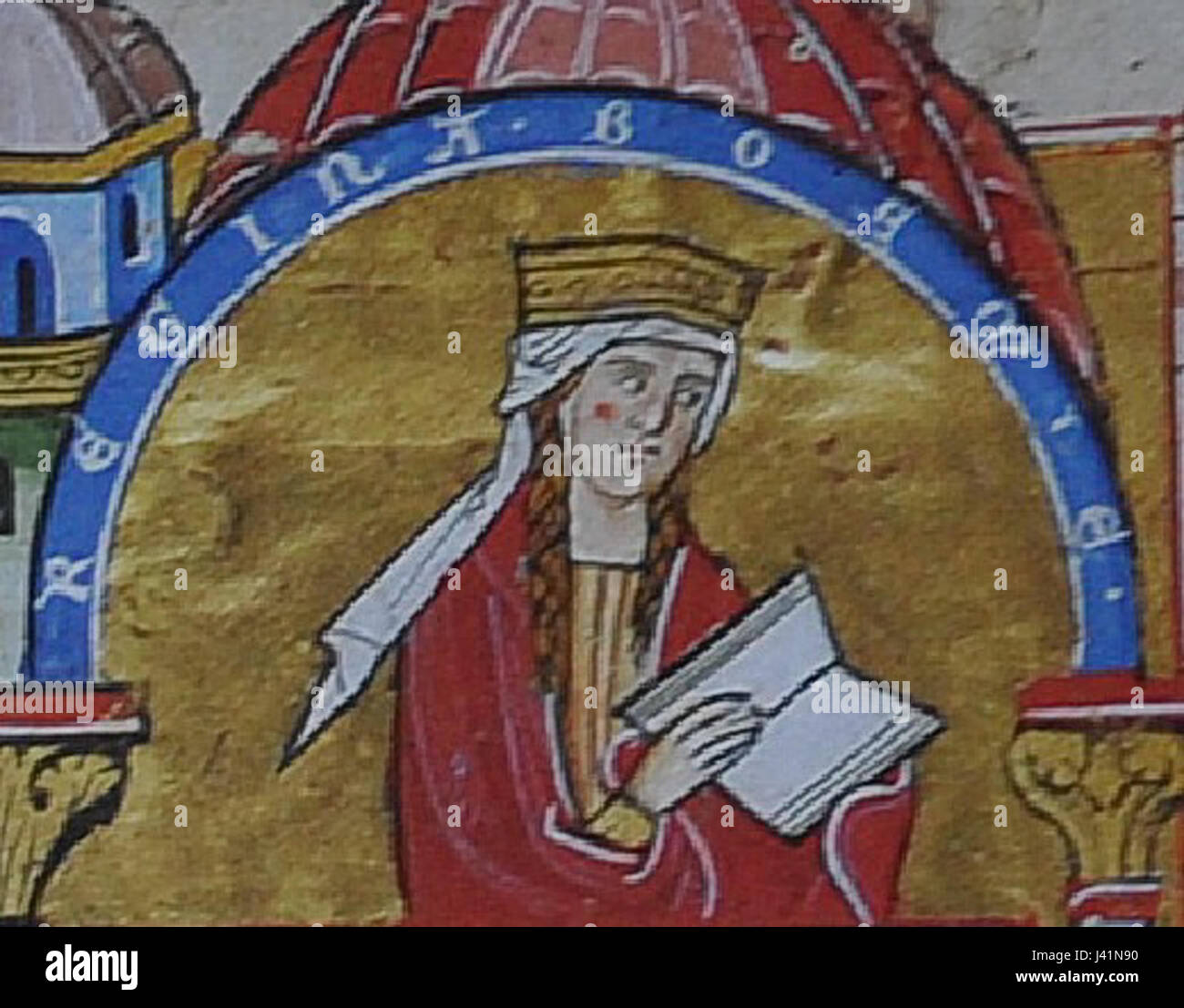 Konstancia d'Ungheria, una figura storica del periodo medievale ungherese, nota per la sua influenza culturale e politica durante il suo tempo. Foto Stock