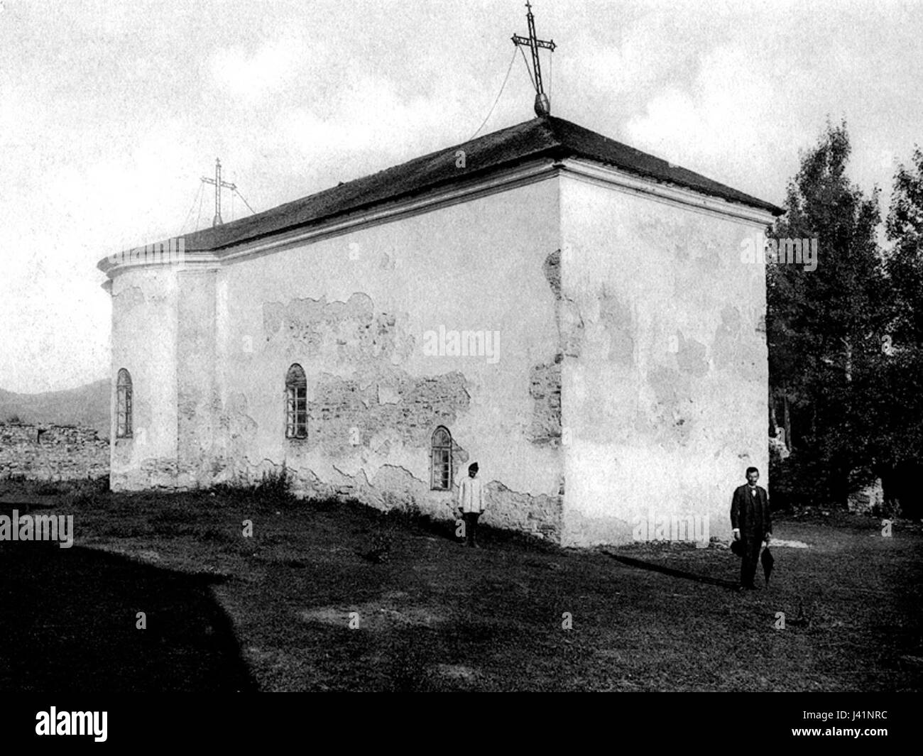 Le monastere de Soveja dep de Poutna Foto Stock