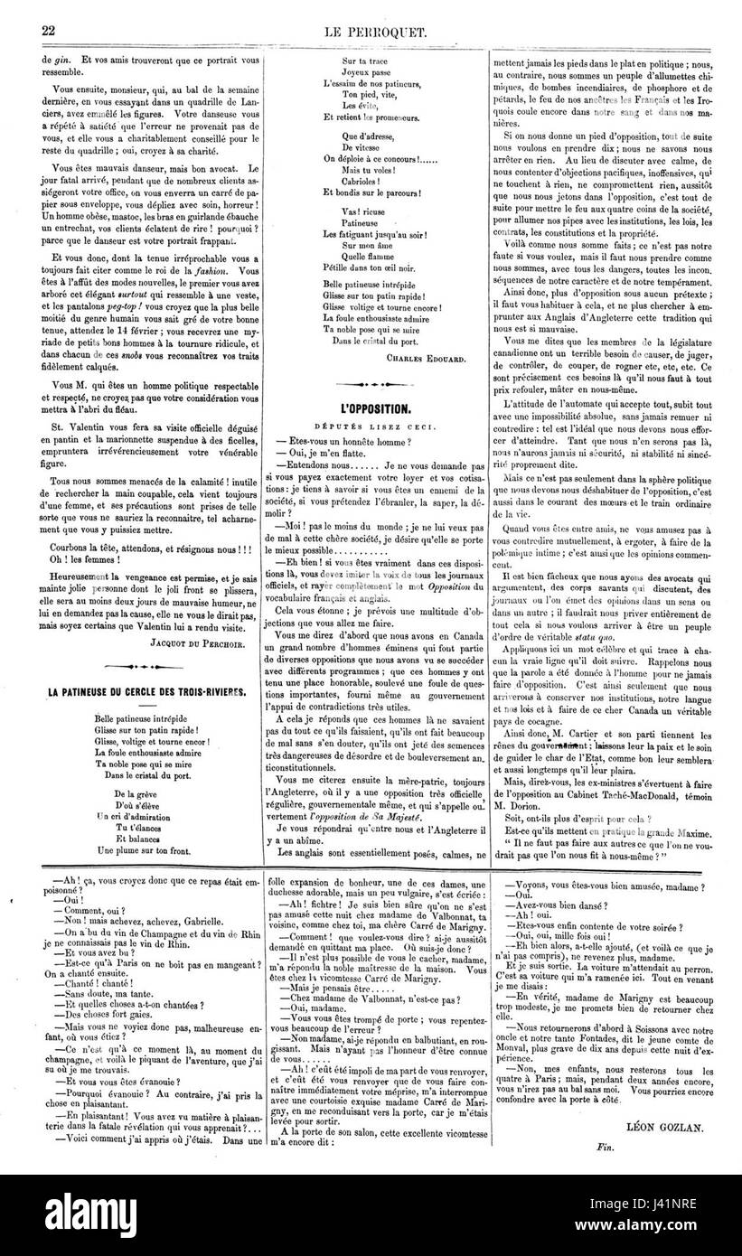 Le Perroquet n06p24 è un numero di una pubblicazione o rivista che si concentra su argomenti specifici, tra cui arte, cultura o individui degni di nota. Il contenuto varia a seconda dell'edizione, riflettendo i temi in corso della pubblicazione. Foto Stock Le Perroquet n06p24 è un numero di una pubblicazione o rivista che si concentra su argomenti specifici, tra cui arte, cultura o individui degni di nota. Il contenuto varia a seconda dell'edizione, riflettendo i temi in corso della pubblicazione. Foto Stock