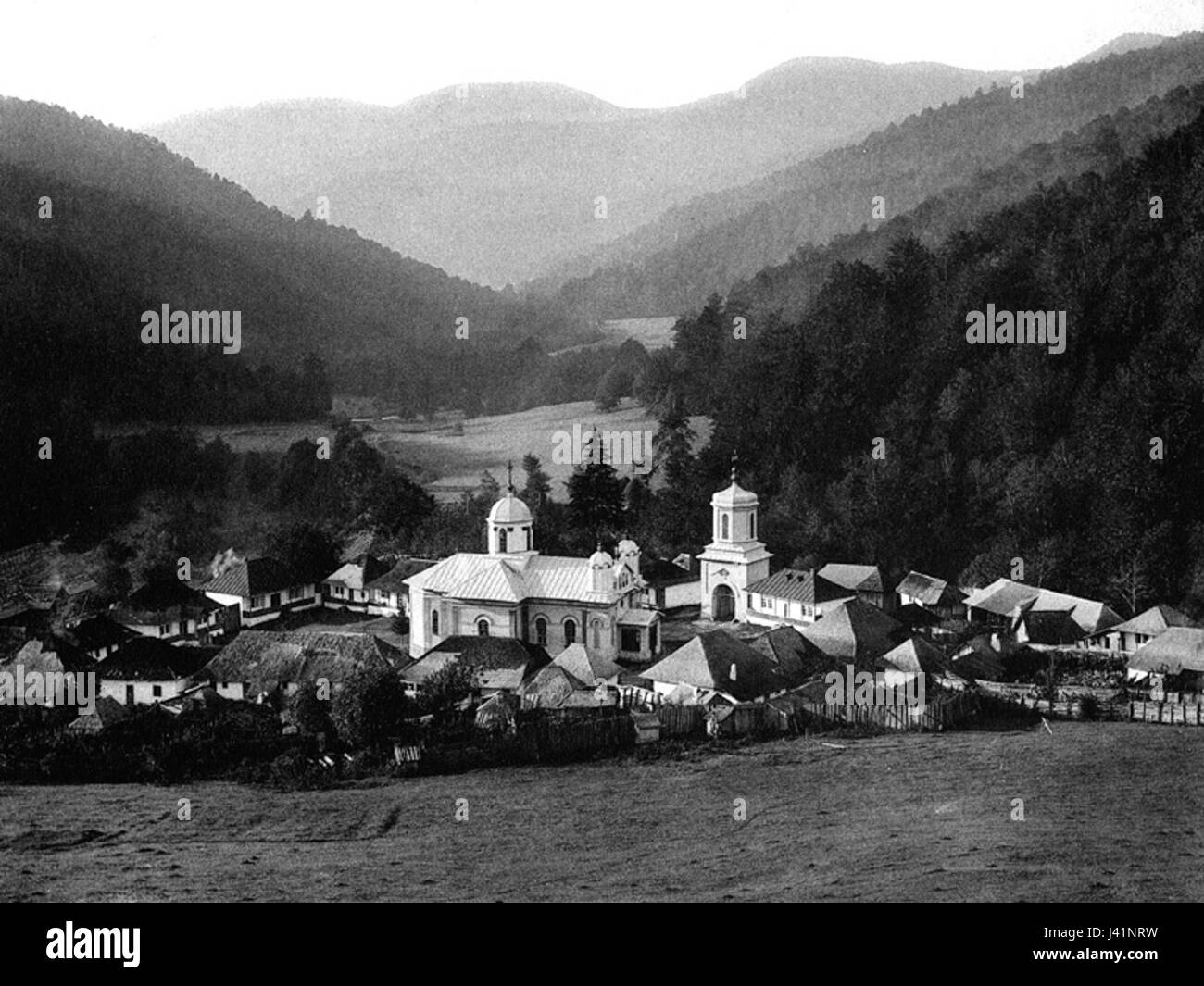 Le monastere Souzana dep de Prahova Foto Stock