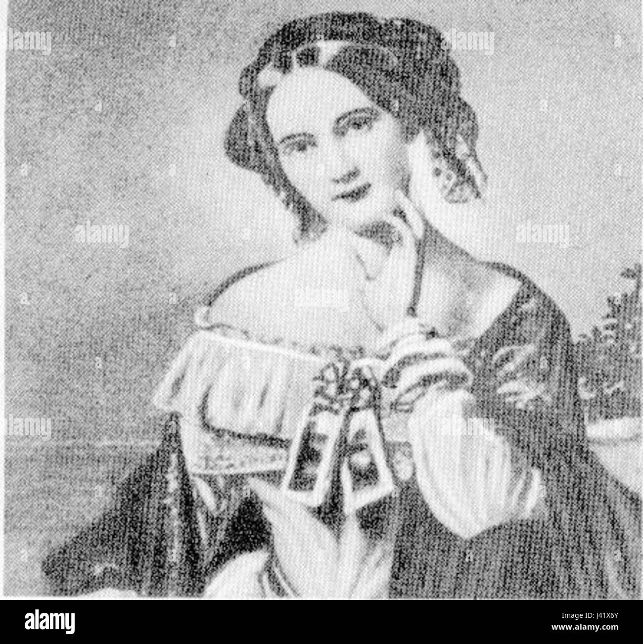 Mathilde Wesendonk Foto Stock