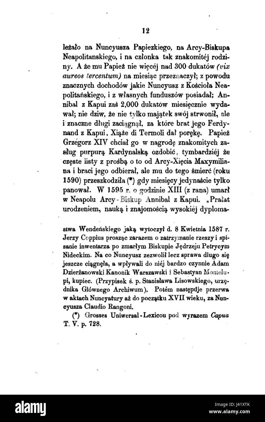 Listy Annibala z Kapui (lettere di Annibale da Capua) di Przezdziecki è un'opera storica che esplora la corrispondenza di Annibale durante il suo periodo a Capua, in Italia. Offre informazioni sulle sue strategie militari e sui suoi pensieri personali. Foto Stock