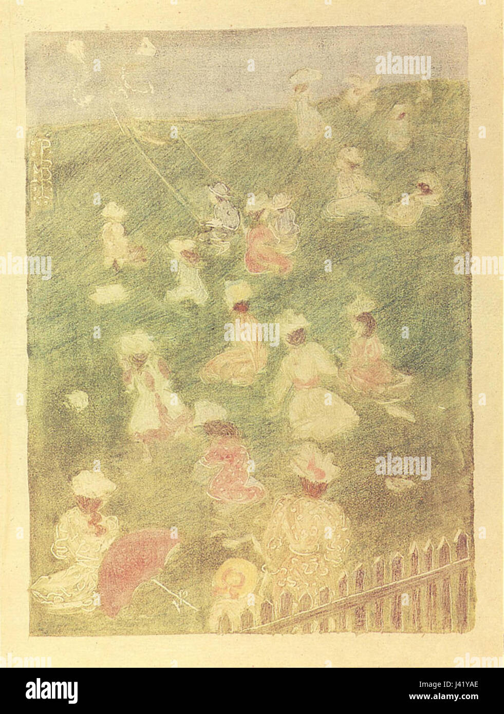 Maurice Prendergast (1858 1924) bambini a giocare (1895) Foto Stock