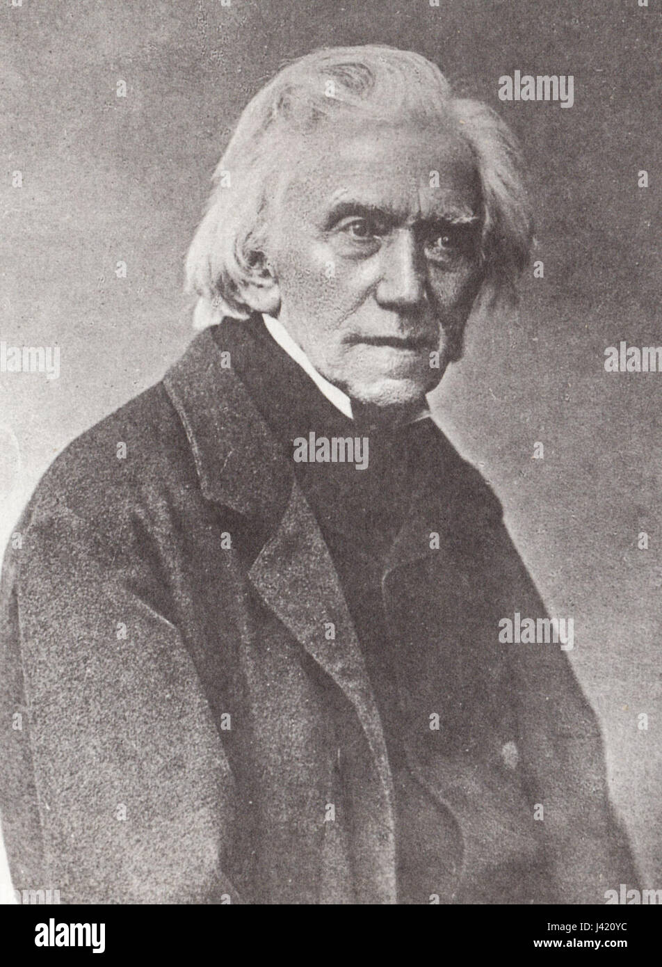 Ludwig Richter (August Kotzsch) è stato un pittore tedesco noto per i suoi paesaggi e l'arte figurativa. Le sue opere spesso raffiguravano scene rurali e vita tedesca nel XIX secolo, contribuendo allo sviluppo del romanticismo tedesco. Foto Stock