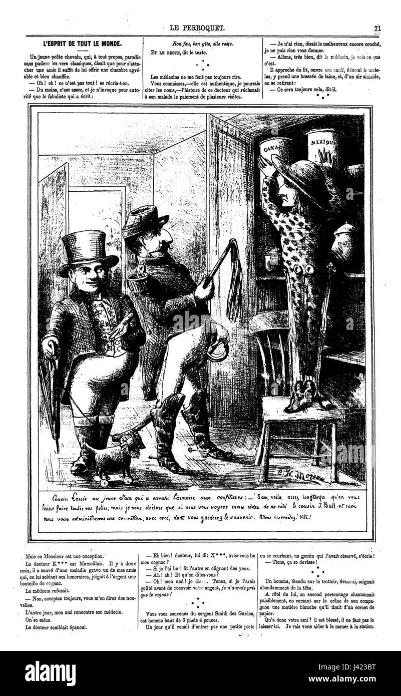 Le Perroquet n18p3 Foto Stock