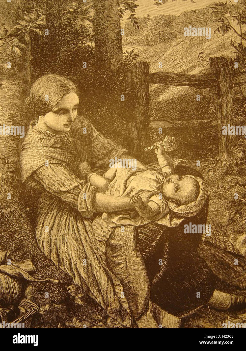 "Le hochet perdu" si traduce in "The Lost Rattle", che si riferisce probabilmente a una storia o a un'opera d'arte su un oggetto perduto, concentrandosi su temi dell'infanzia o della nostalgia. Foto Stock