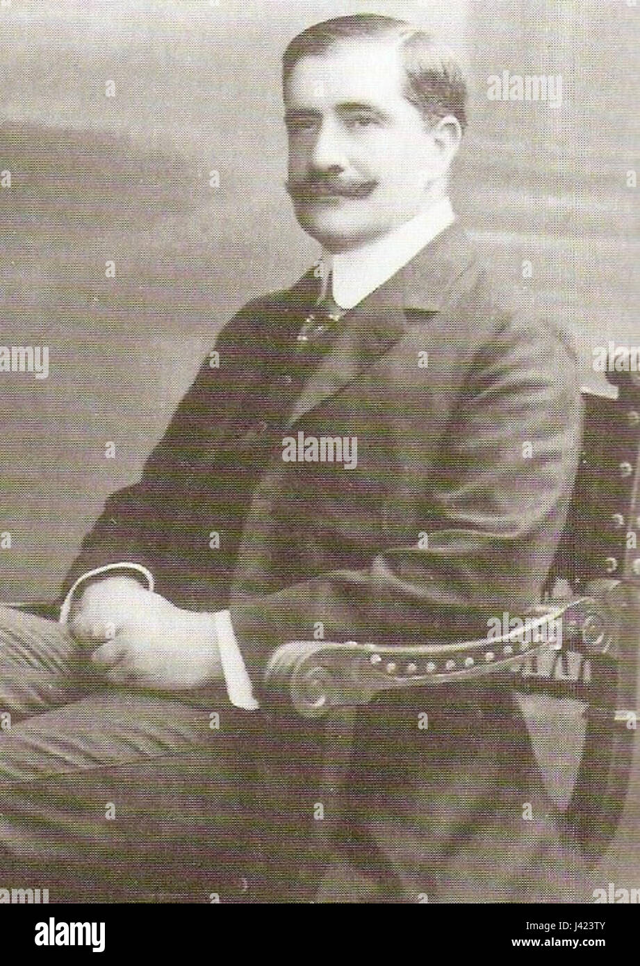 Max Graf Coudenhove fu una figura di spicco nella politica europea e un noto sostenitore dell'unità europea. I suoi sforzi furono fondamentali per le prime discussioni sull'integrazione europea e la pace nel XX secolo. Foto Stock