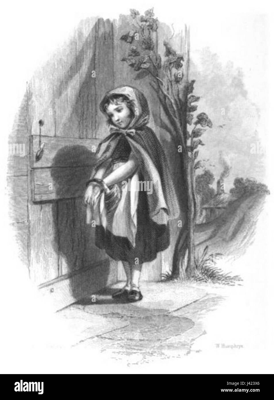 Little Red Riding Hood da Darley Foto Stock