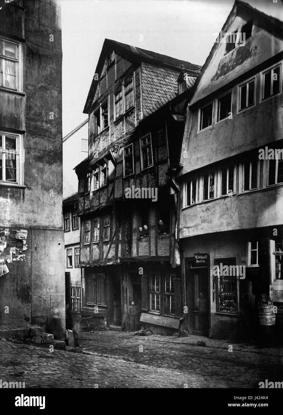 Marburg Neustadt 2 3 4 pre 1875 Foto Stock