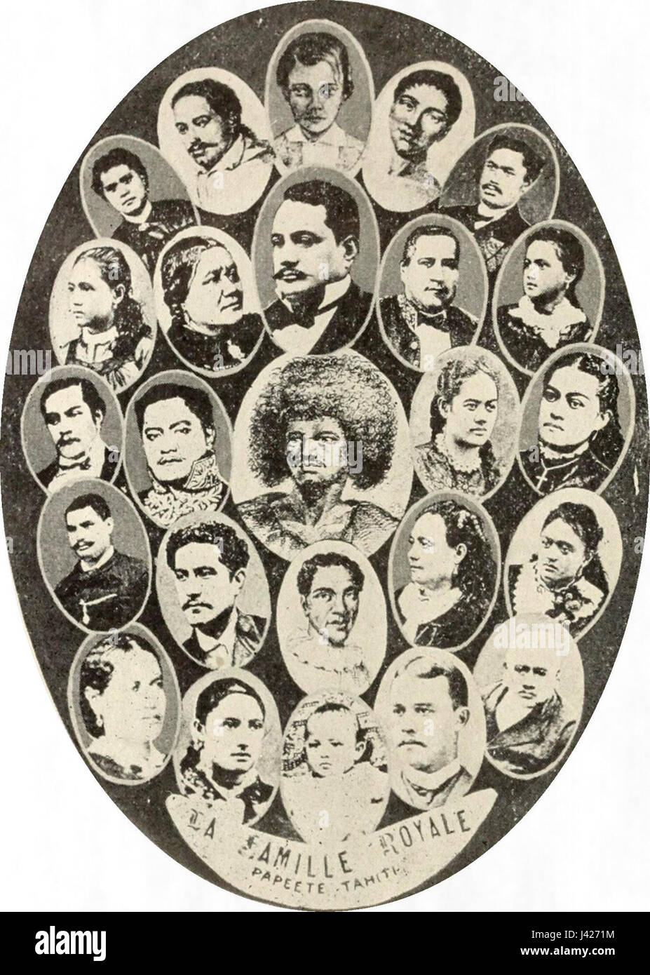 La Famille Royale de Tahiti, 1906 Foto Stock