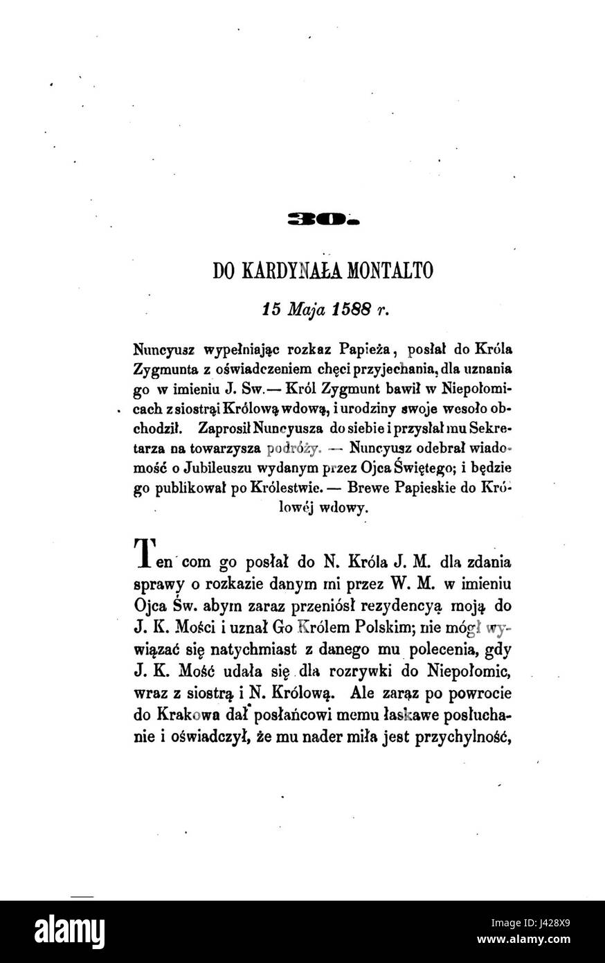 "Listy Annibala z Kapui" è un manoscritto del XIII secolo di Annibal di Capua, presentato nell'edizione di Przezdzieckiâ€™s. Contiene lettere di personaggi storici durante il medioevo. Foto Stock