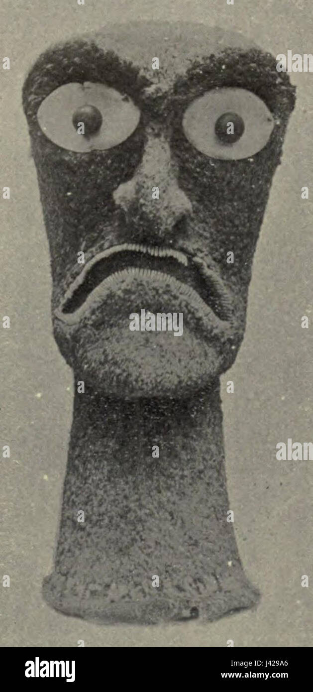 Kukailimoku, Memorie Bishop Museum, Vol. I, Fig. 25 Foto Stock