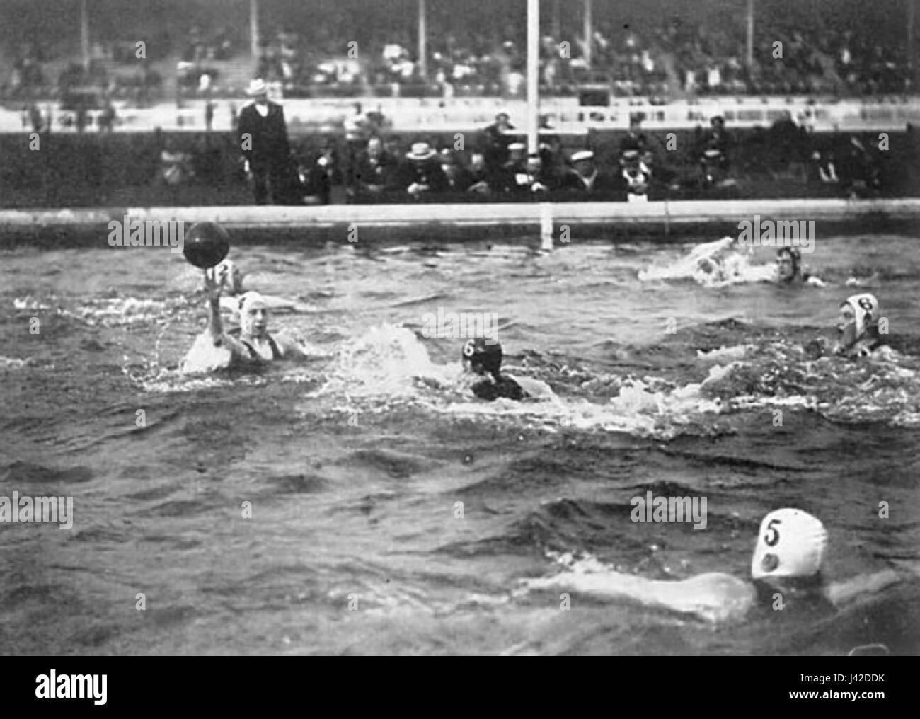 Londra 1908 Pallanuoto Foto Stock