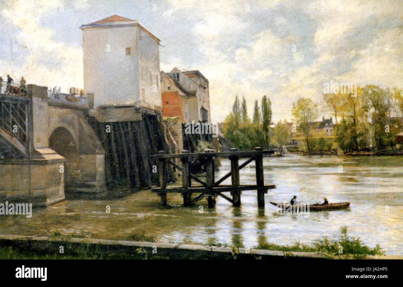 Les vieux moulins Foto Stock