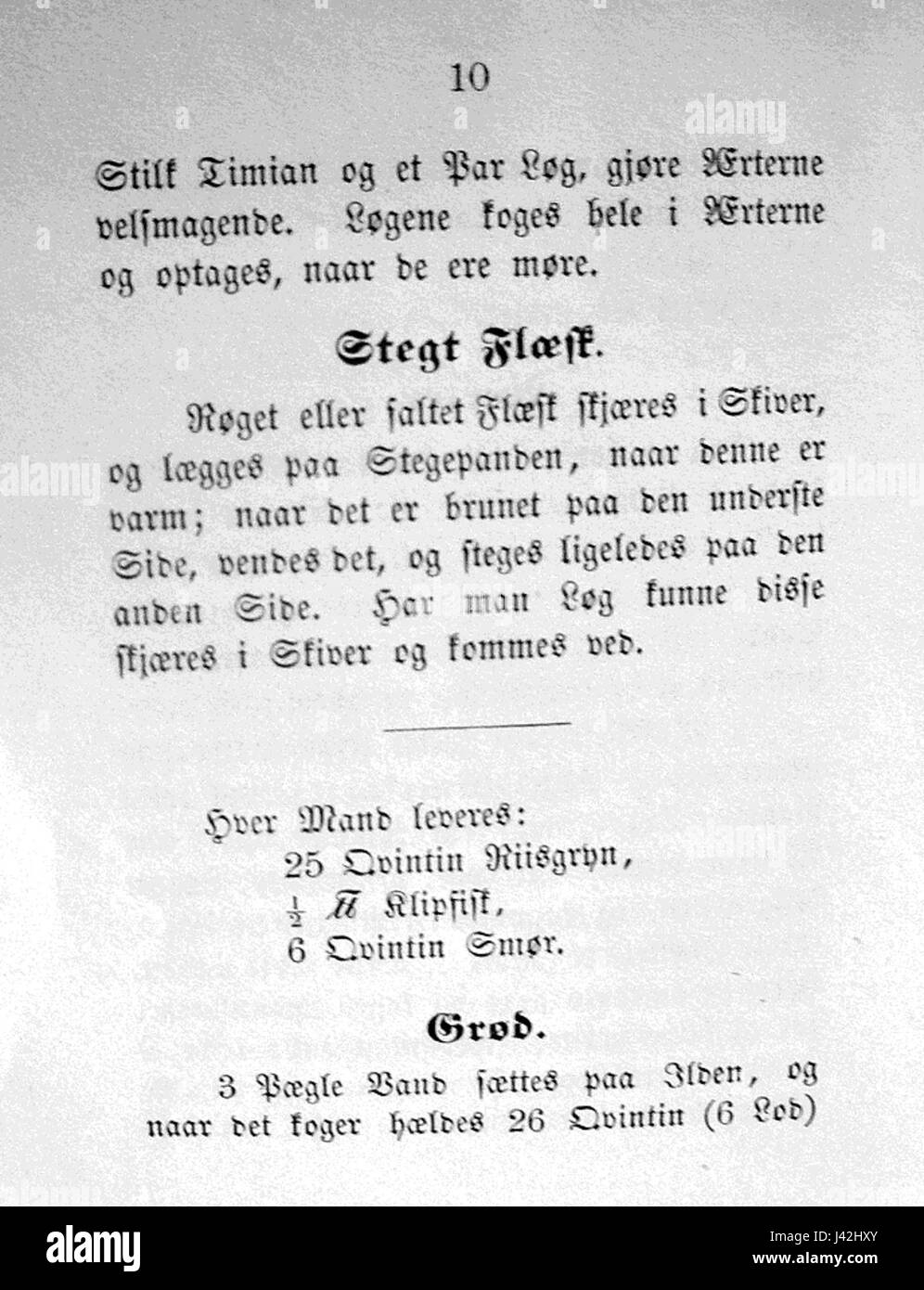 Il titolo si riferisce a un libro, Mangor Kogebog for soldaten i felten (libro di cucina per i soldati nel campo), volto a fornire ricette pratiche per i soldati sul campo. È stato probabilmente pubblicato durante la guerra per aiutare a preparare pasti semplici e nutrienti. Foto Stock