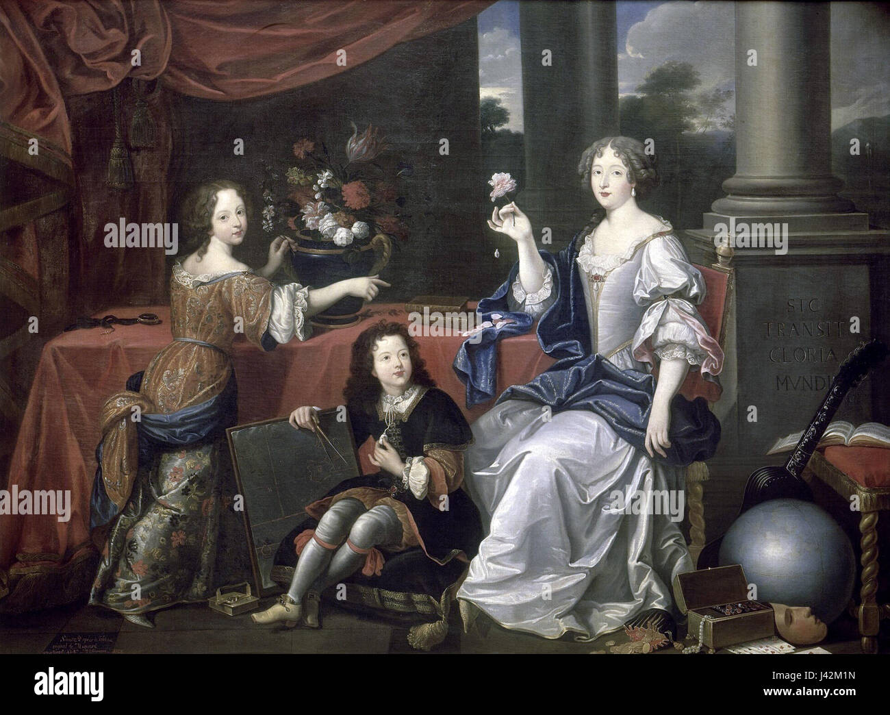 Luisa de la ValliÃ¨re fu una nobildonna francese e amante di Luigi XIV. Il suo rapporto con il re fu segnato da intrighi politici e personali durante il XVII secolo della monarchia francese. Foto Stock