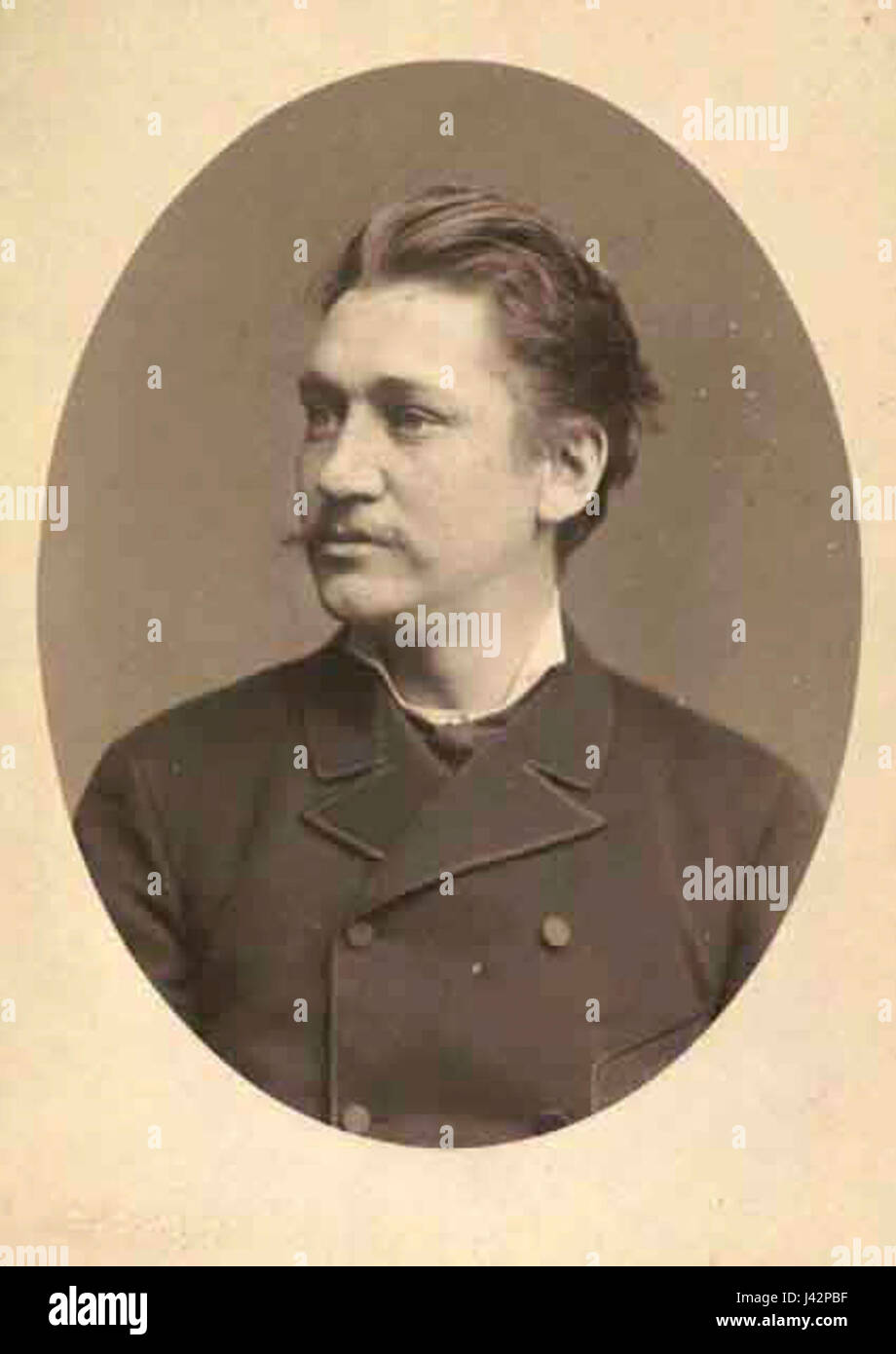 Ludvig Schytte era un compositore e pianista danese, noto per le sue opere di musica classica. I suoi contributi alla musica per pianoforte e le sue composizioni contribuirono a plasmare la musica classica danese tra la fine del XIX e l'inizio del XX secolo. Foto Stock