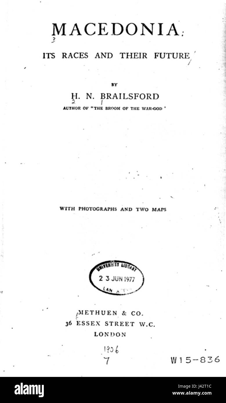 La Macedonia; le sue gare e per il loro futuro Foto Stock