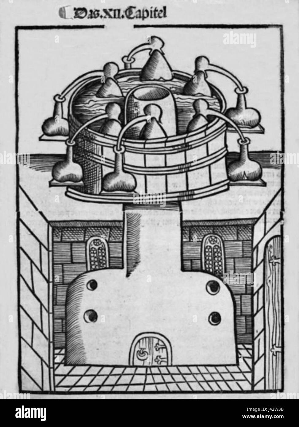 Il Liber de arte distillandiBRUNSCHWIG Foto Stock