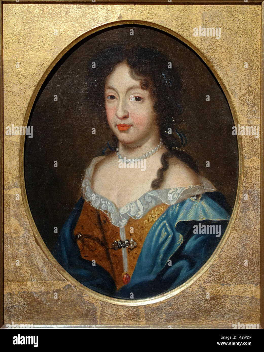 Maria Anna di Baviera fu una figura storica, la regina consorte di Francia come moglie del re Luigi XIV. La sua influenza sulla politica e la cultura francese durante il suo periodo fu significativa, in particolare negli affari di corte reale. Foto Stock