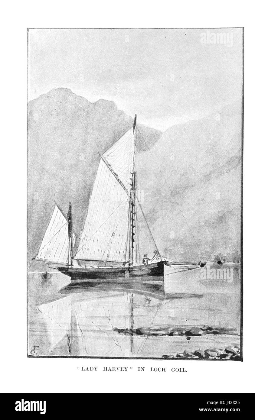 La Lugger Lady Harvey è una nave storica che è stata accuratamente restaurata. Questa imbarcazione rappresenta la storia e l'artigianato marittimo, mostrando il design e le caratteristiche tipiche dei passeggini. Il suo restauro consente di apprezzare la sua struttura e il design originali. Foto Stock