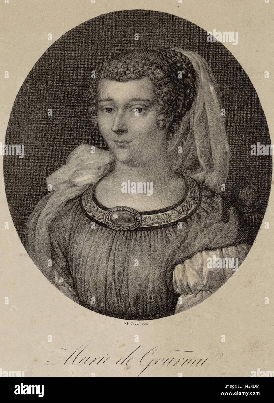 Marie de Gournay 2 Foto Stock