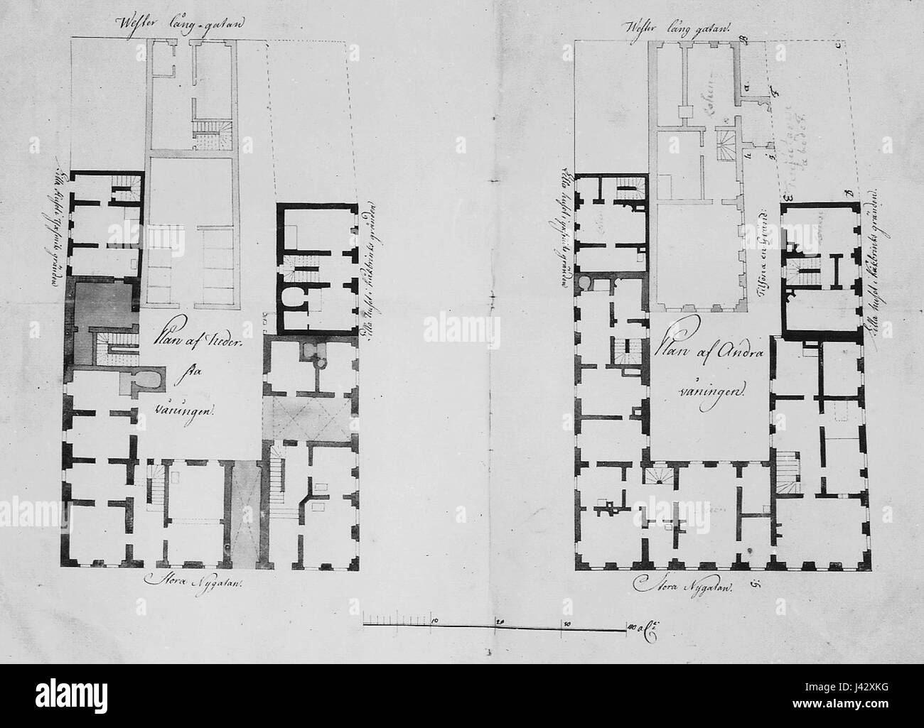 Kvarteret Ulisse 1762 Foto Stock