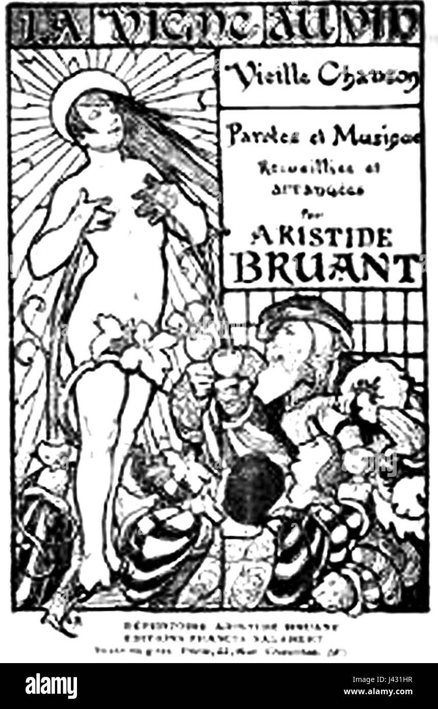 Questo testo francese fa riferimento alle fasi di produzione del vino, in particolare al processo dalla vite al vino, datato 12 giugno 1892. Foto Stock