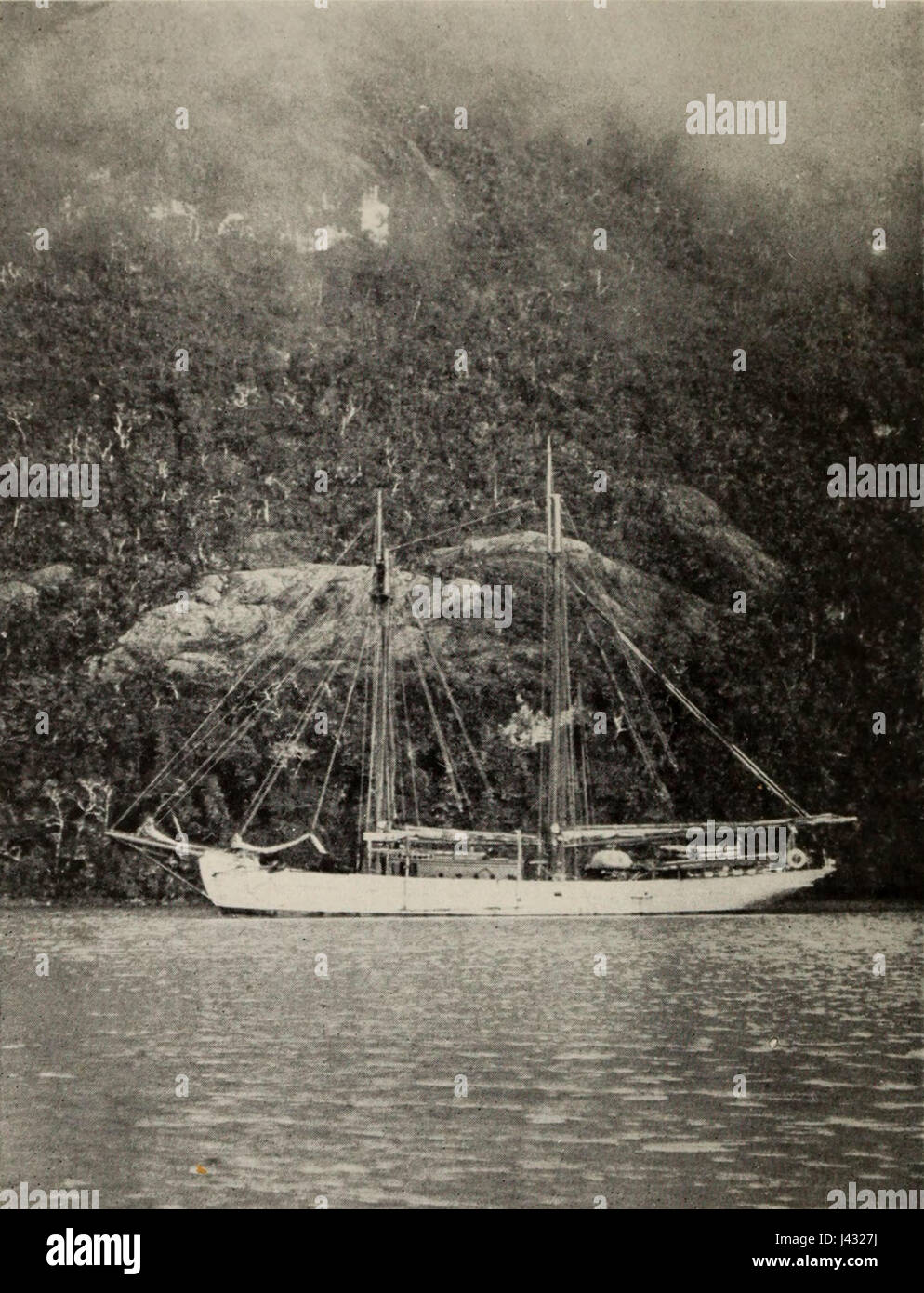 Mana, Charua Bay, canali di Patagonia, il mistero dell'isola di pasqua, pubblicato 1919 Foto Stock