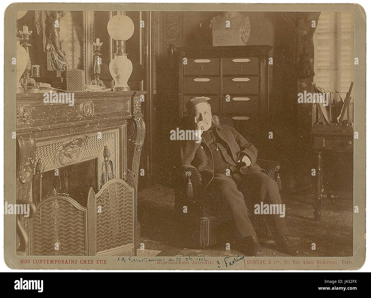 Louis Pasteur da Dornac, 1892 Foto Stock