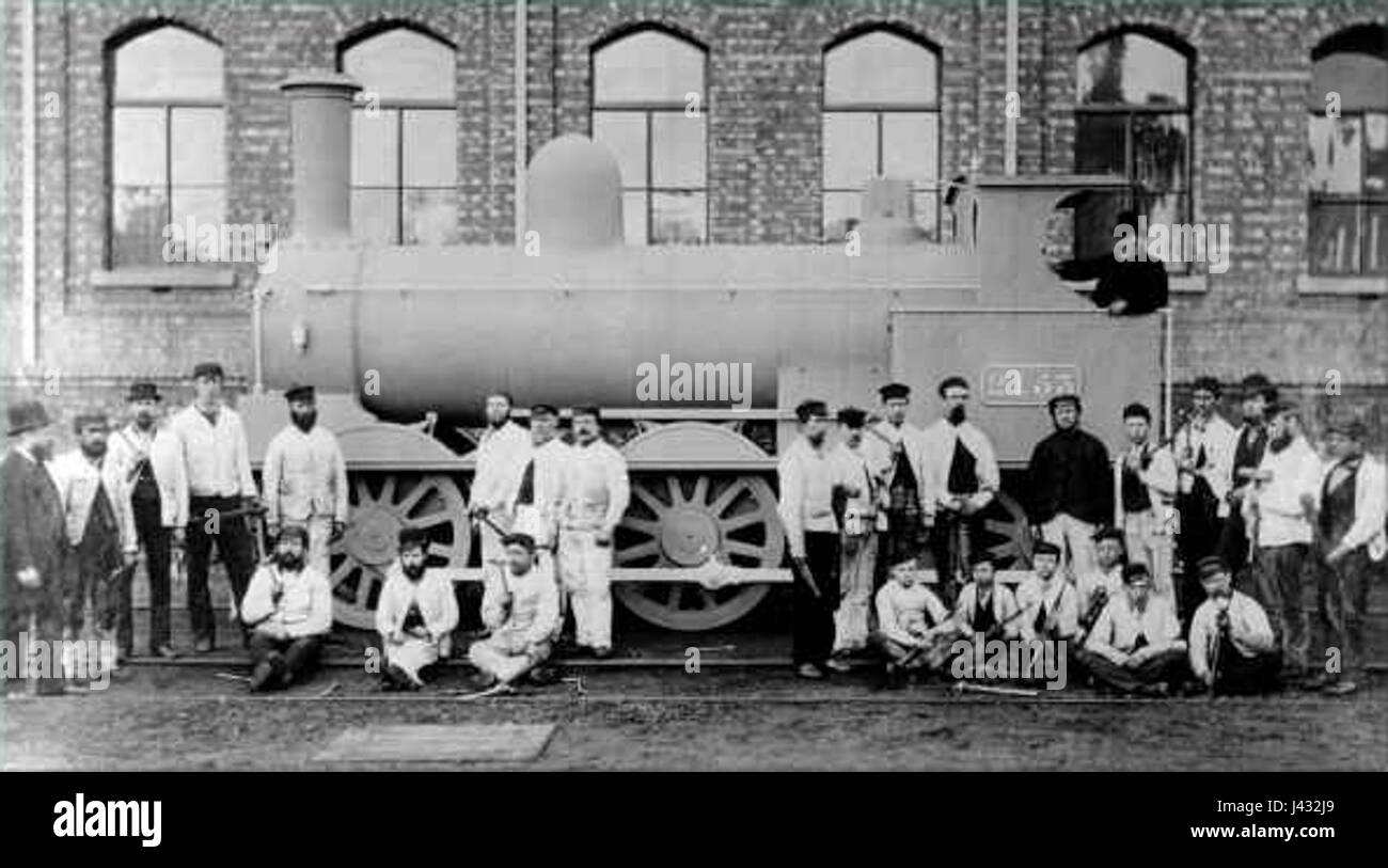 LNWR Webb 17nel motore di carbone 1140 Foto Stock