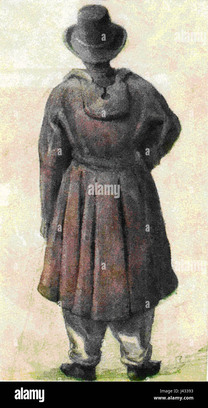 Un'opera di Martynovych Selyanyn, che raffigura la vita rurale e le tradizioni dell'Europa orientale, concentrandosi sui costumi, i paesaggi e le persone della regione. Foto Stock