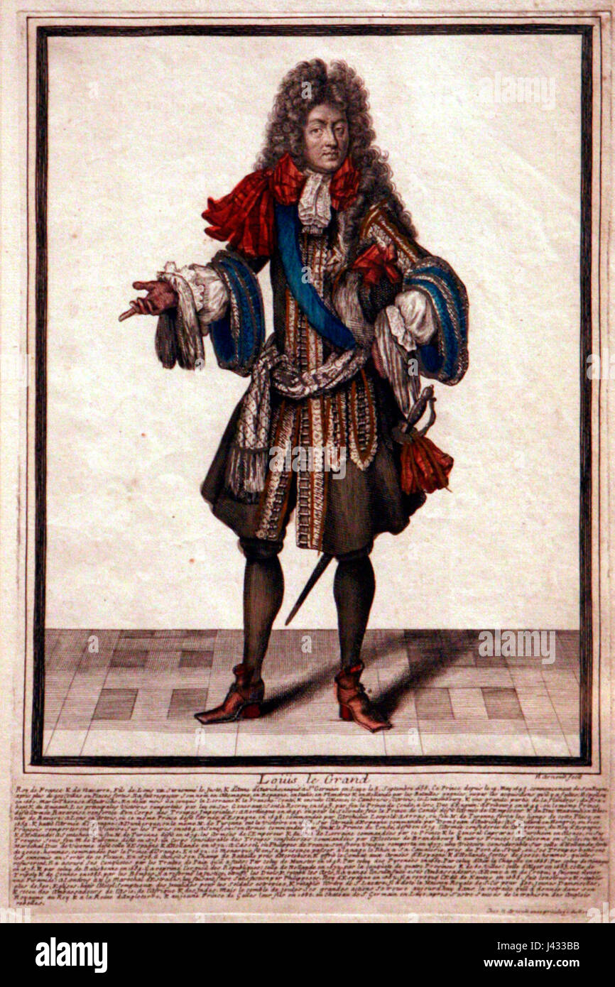 Louis le Grand Nicolas Bonnart mg 8444 Foto Stock