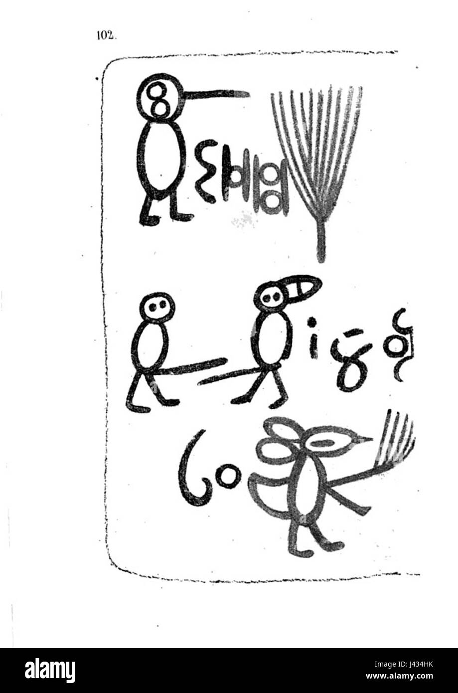 Questo titolo si riferisce al libro *Livre des Sauvages* (Libro dei selvaggi), un'opera storica che discute le culture e i popoli indigeni, probabilmente dal punto di vista degli esploratori europei e del colonialismo. Foto Stock