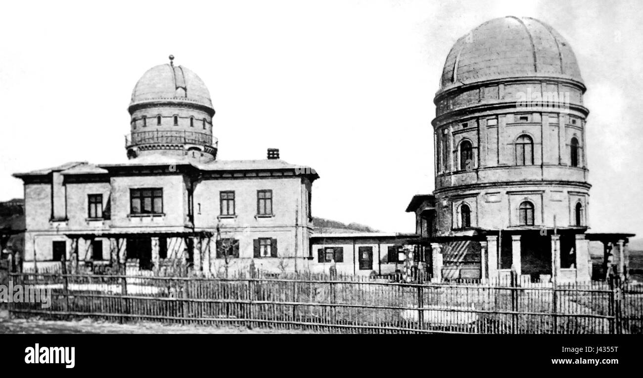 L'Osservatorio Kuffner, istituito nel 1891, si trova a Vienna, in Austria, ed è stato storicamente significativo nella ricerca astronomica e nelle osservazioni celesti. Foto Stock