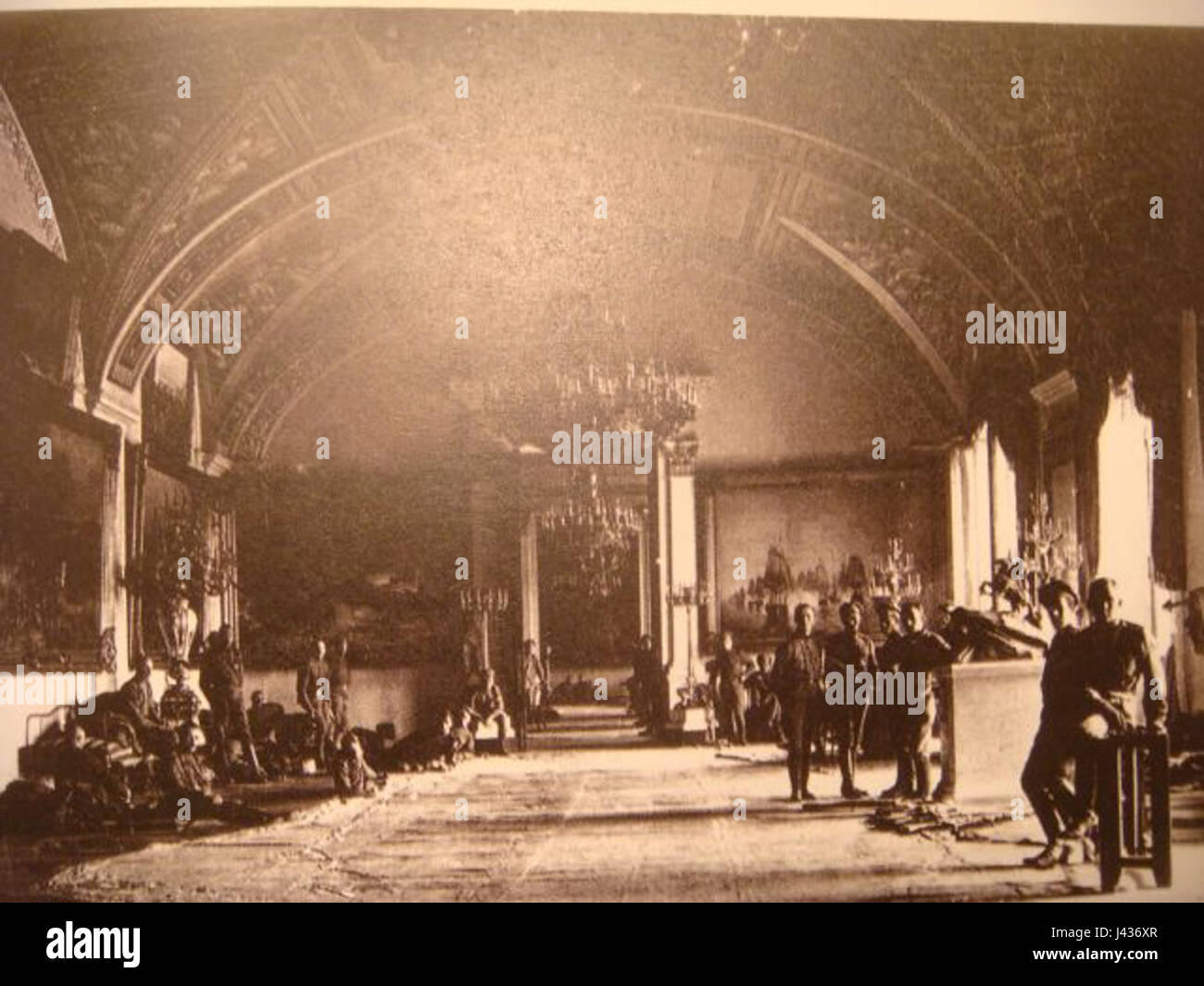 Ultimo guardie del palazzo d'inverno cadetti Foto Stock