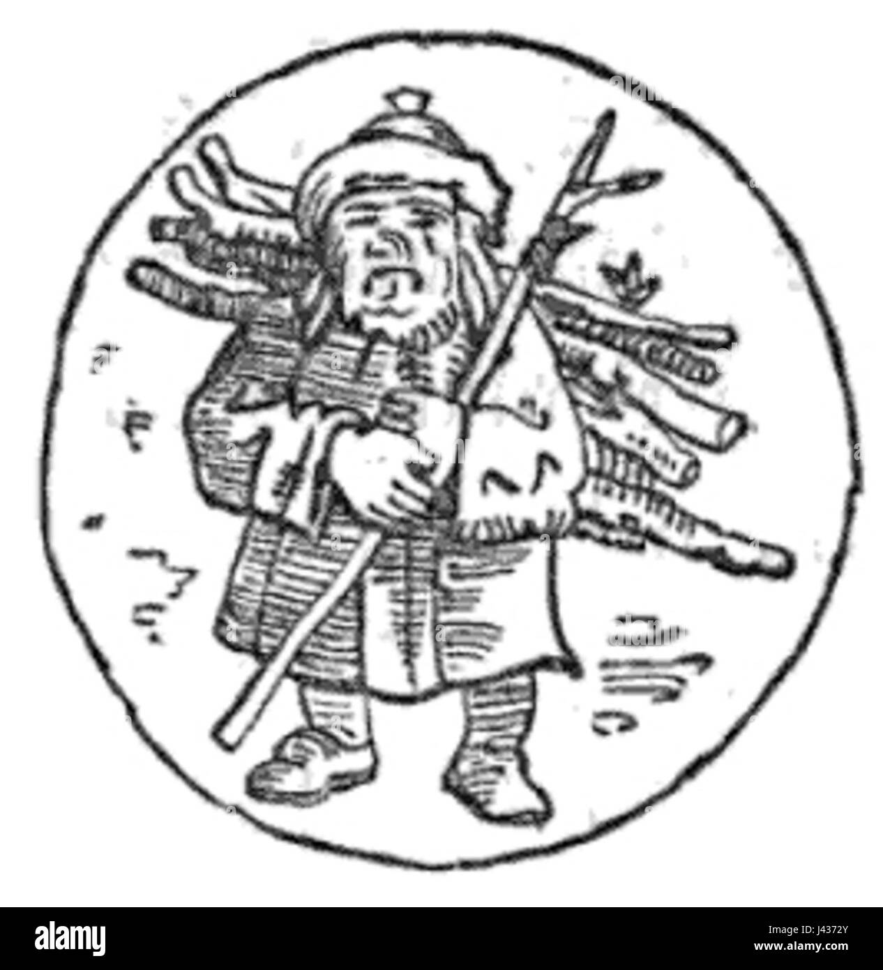 Questa immagine, 'Man in the Moon', creata da L Richter, raffigura visivamente il volto sulla luna, un motivo comune nelle interpretazioni artistiche della superficie lunare. Foto Stock