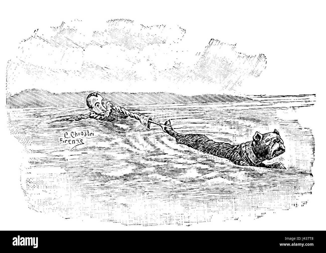 A pagina 186 di "le avventure di Pinocchio" si trova una parte significativa della storia in cui Pinocchio, il burattino di legno, affronta sfide e avventure. La storia è un'opera chiave della letteratura italiana. Foto Stock