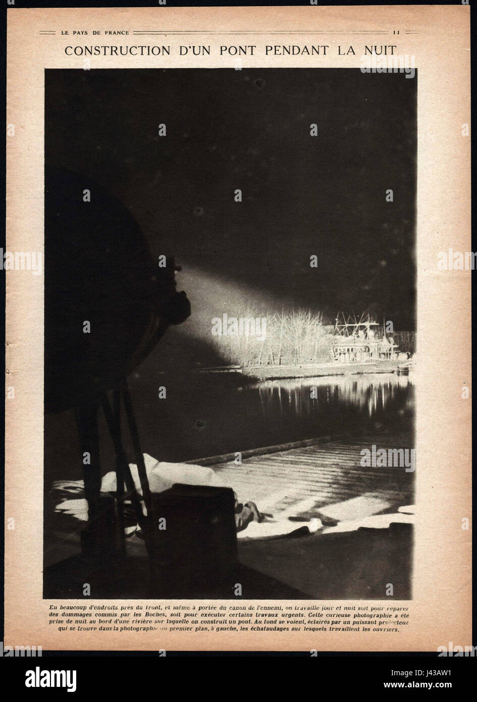 Le Pays de France, n. 168, scansione13, pagina11 Foto Stock