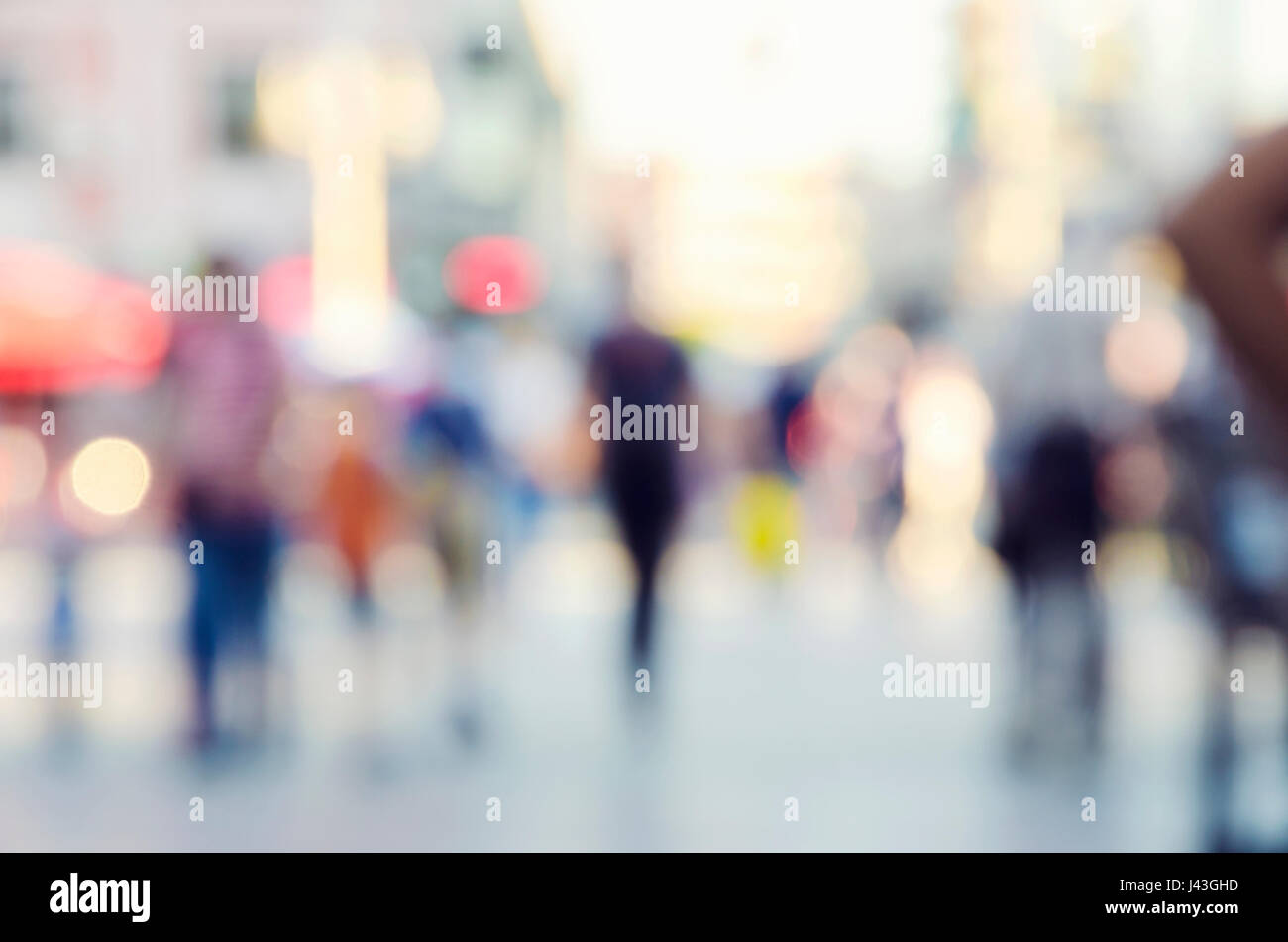 Blur astratti Persone sullo sfondo Foto Stock