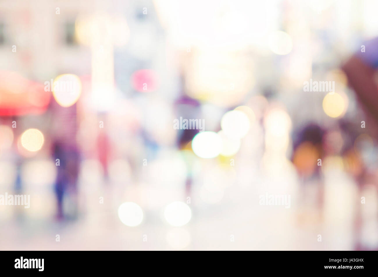 Blur astratti Persone sullo sfondo Foto Stock