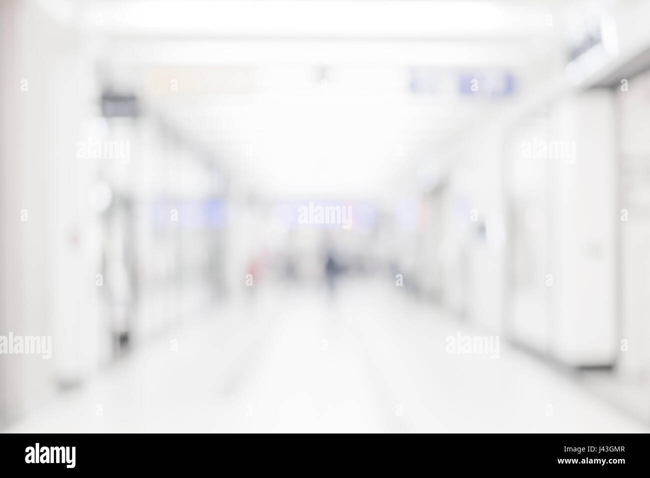 Negozio di sfocatura con sfondo bokeh, background aziendale Foto Stock