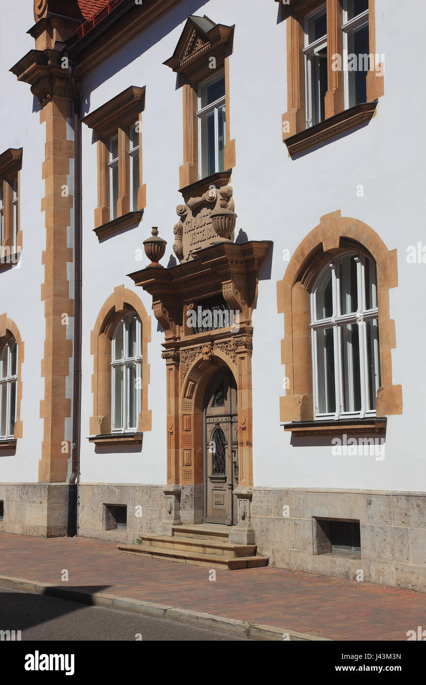 Lo storico edificio della Corte locale, Weissenburg in Bayern, una città in Media Franconia, Baviera, Germania Foto Stock