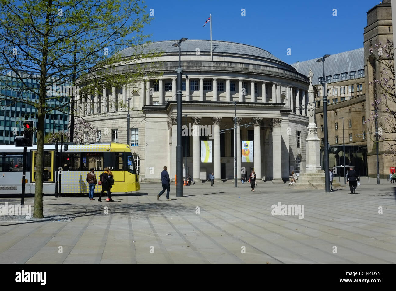 Biblioteca centrale di Manchester Foto Stock