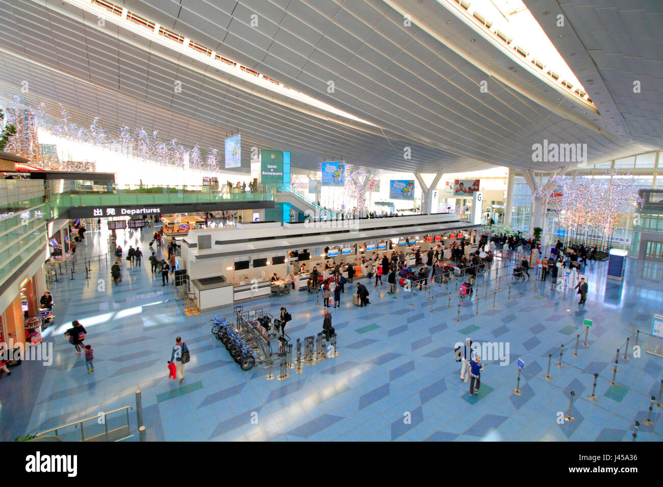 L'aeroporto di Haneda International Terminal Tokyo Giappone Foto Stock