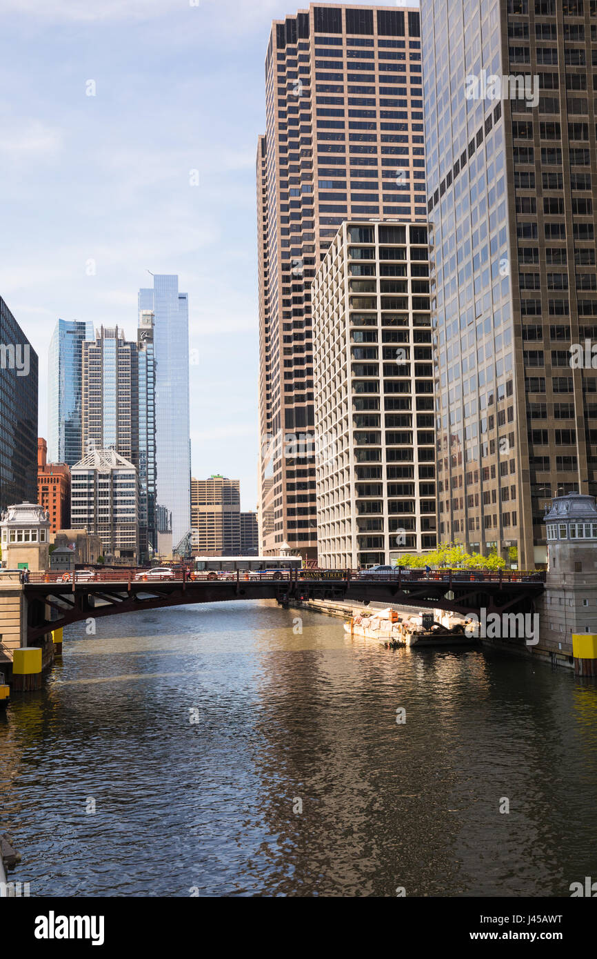 Paesaggio urbano di Chicago Foto Stock